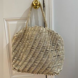 Officine Creative -  White Leather Tote Bag.